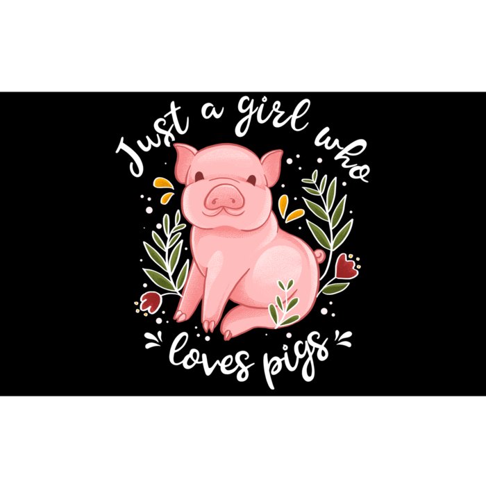 Pig Funny Gift Just Girl Who Loves Pigs Pig Lovers Gift Bumper Sticker