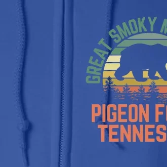 Pigeon Forge Great Smoky Mountains National Park Tennessee Gift Full Zip Hoodie