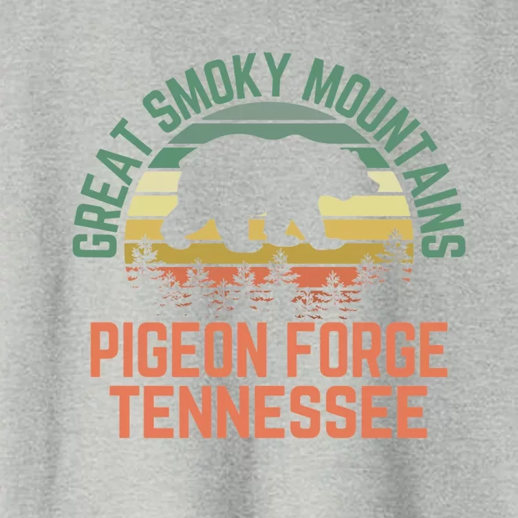 Pigeon Forge Great Smoky Mountains National Park Tennessee Gift Women's Crop Top Tee