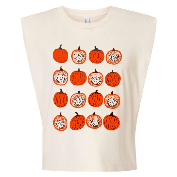 Pumpkin Foodie Gift Garment-Dyed Women's Muscle Tee