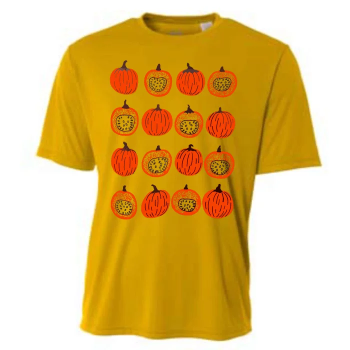 Pumpkin Foodie Gift Cooling Performance Crew T-Shirt