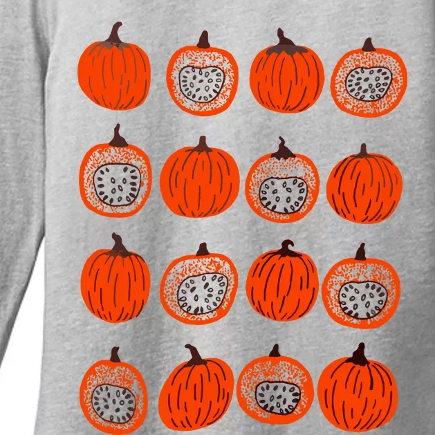 Pumpkin Foodie Gift Womens CVC Long Sleeve Shirt