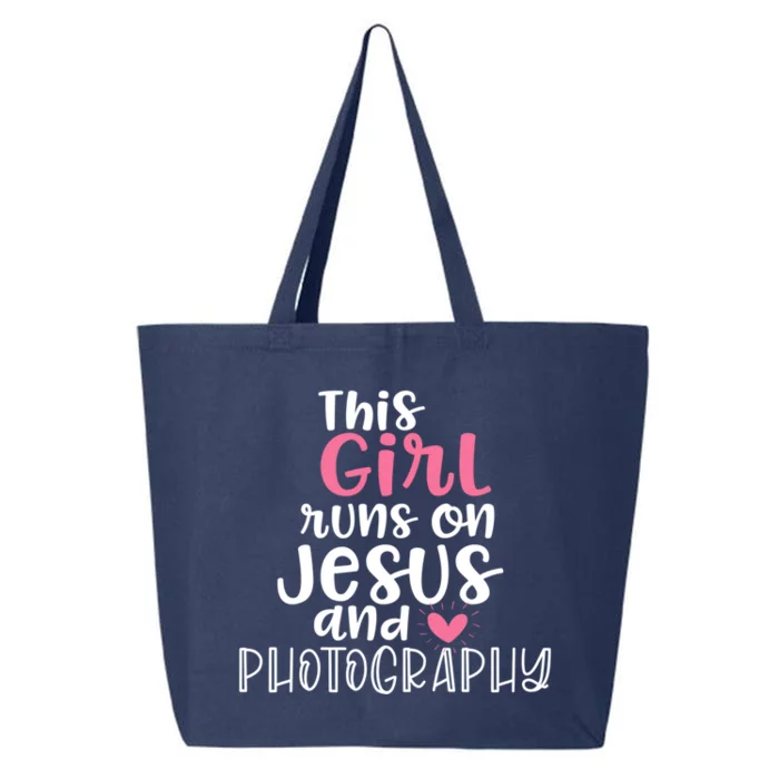 Photographer Funny Gift For Teen Girls Jesus And Photography Gift 25L Jumbo Tote