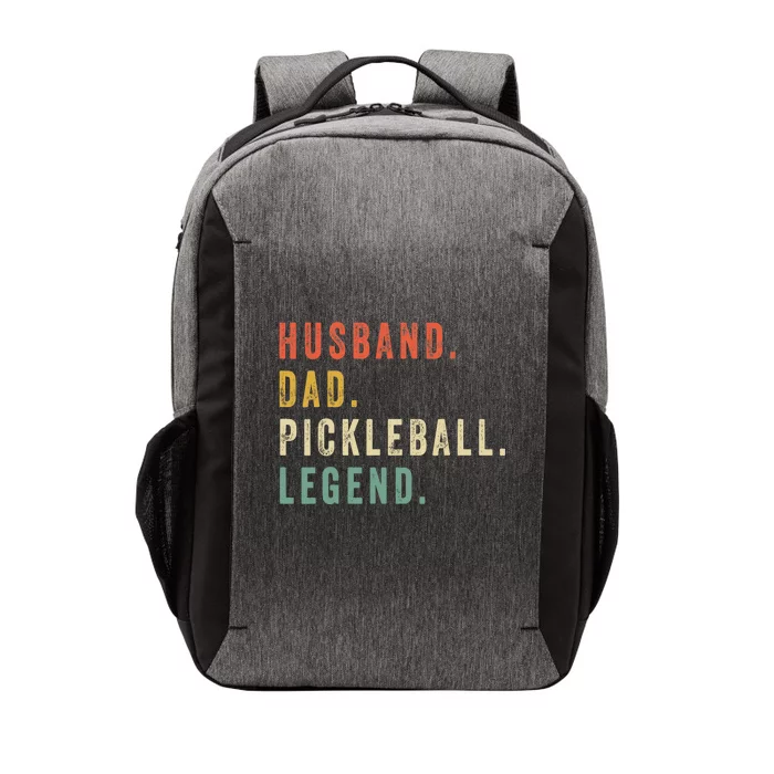 Pickleball Funny Husband Dad Legend Vintage Father's Day Vector Backpack