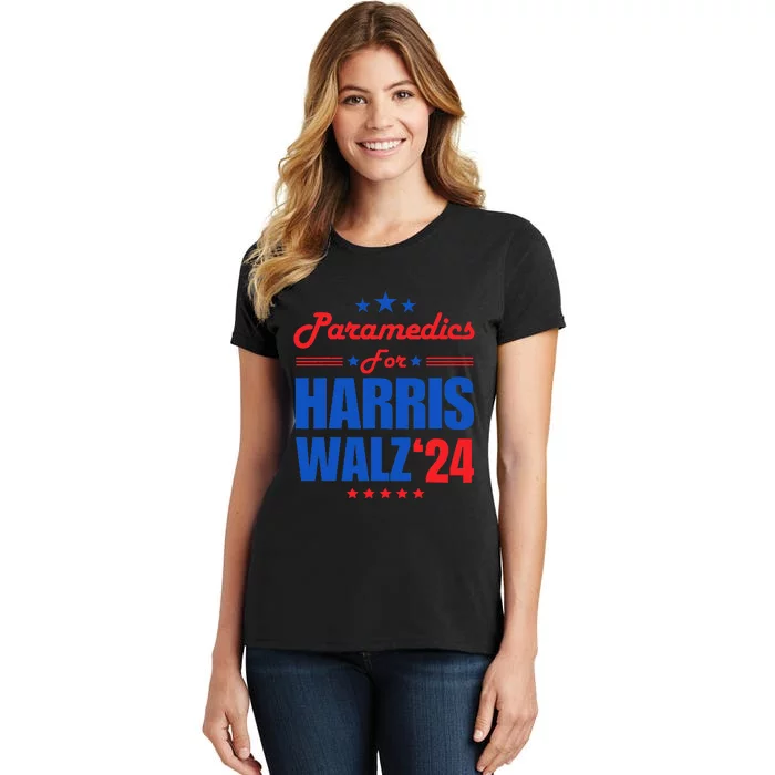 Paramedics For Harris Walz 2024 Presidential Election Kamala Women's T-Shirt