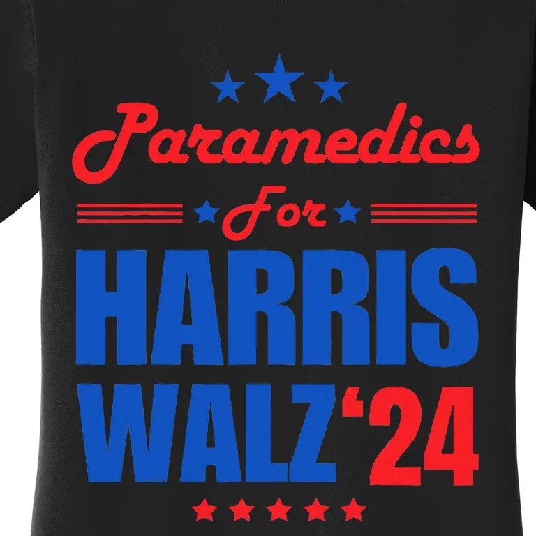 Paramedics For Harris Walz 2024 Presidential Election Kamala Women's T-Shirt