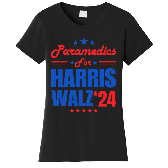 Paramedics For Harris Walz 2024 Presidential Election Kamala Women's T-Shirt