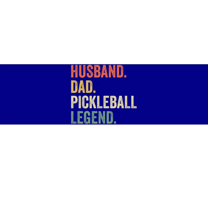 Pickleball Funny Husband Dad Legend Vintage Father's Day Gift Bumper Sticker