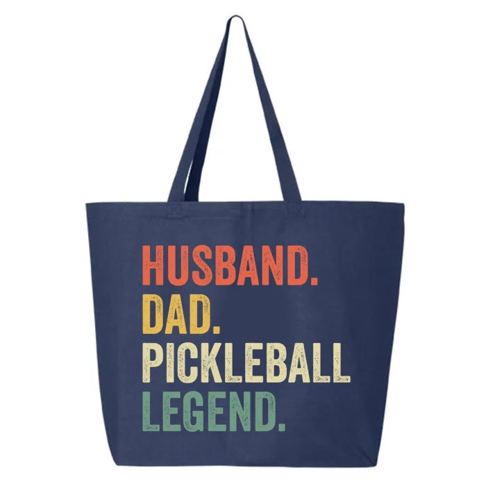 Pickleball Funny Husband Dad Legend Vintage Father's Day Gift 25L Jumbo Tote