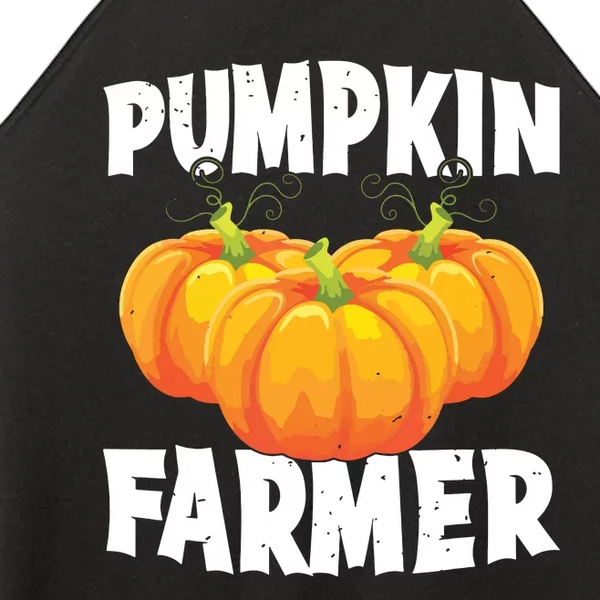 Pumpkin Farmer Halloween Pumpkin Grower Spooky Season Farm Women’s Perfect Tri Rocker Tank