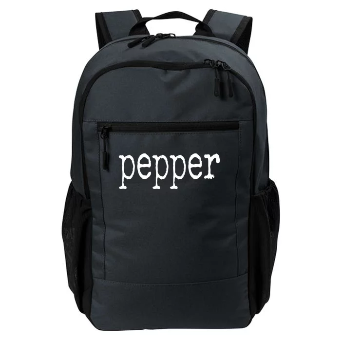 Pepper Funny Halloween Salt & Pepper Couple's Costume Daily Commute Backpack