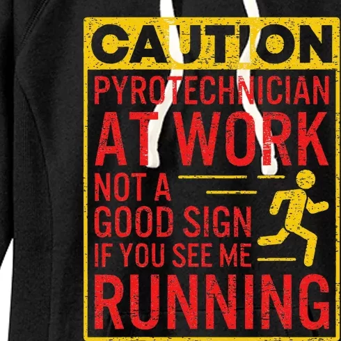 Pyrotechnician Funny Humorous Pyro Technician Women's Fleece Hoodie