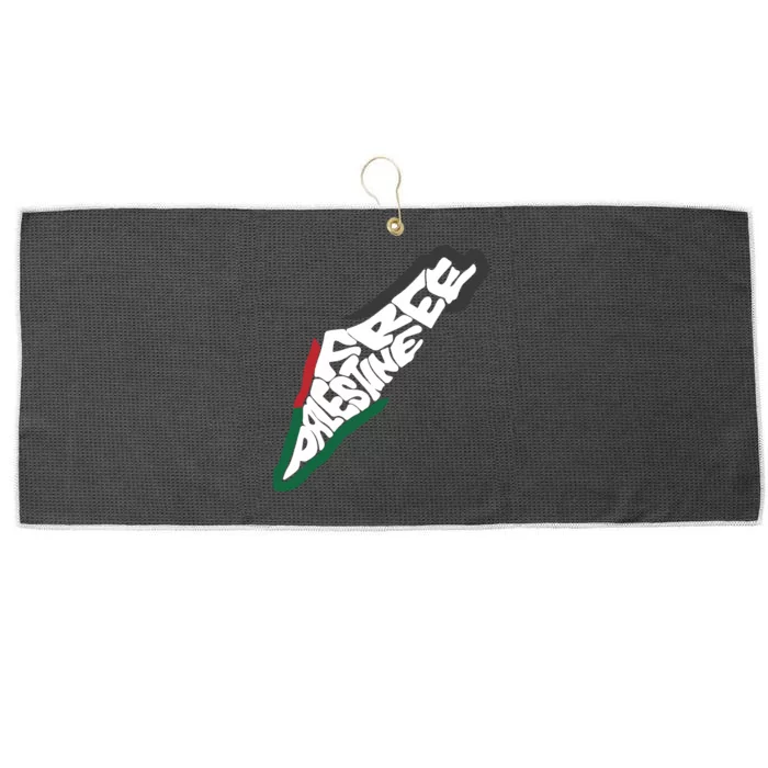 Palestine Flag Human Rights Palestine Freedom Palestine Flag Large Microfiber Waffle Golf Towel