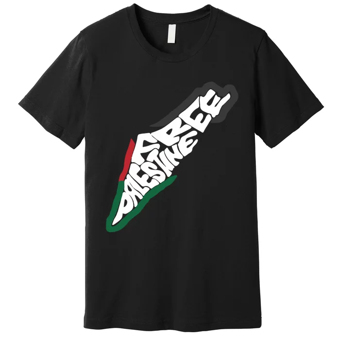 Palestine Flag Human Rights Palestine Freedom Palestine Flag Premium T-Shirt