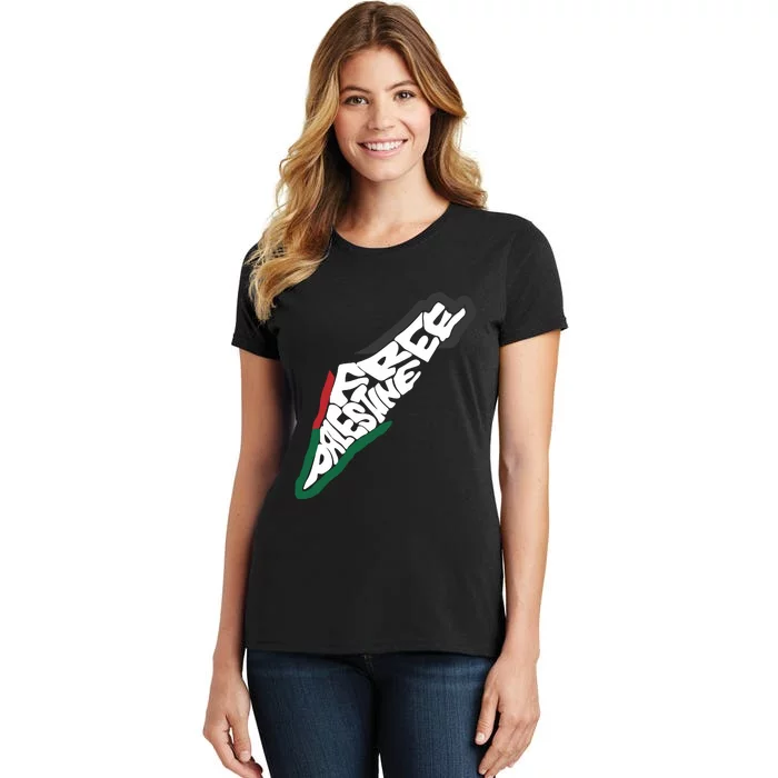 Palestine Flag Human Rights Palestine Freedom Palestine Flag Women's T-Shirt