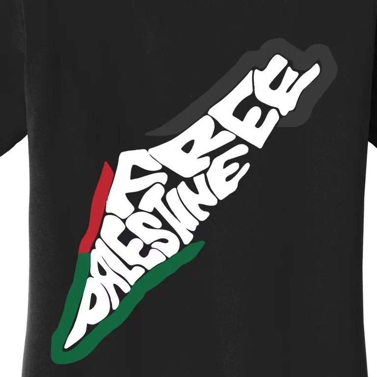 Palestine Flag Human Rights Palestine Freedom Palestine Flag Women's T-Shirt