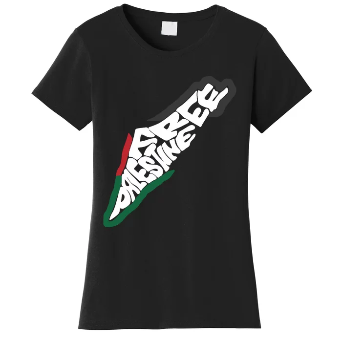 Palestine Flag Human Rights Palestine Freedom Palestine Flag Women's T-Shirt