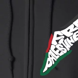 Palestine Flag Human Rights Palestine Freedom Palestine Flag Full Zip Hoodie