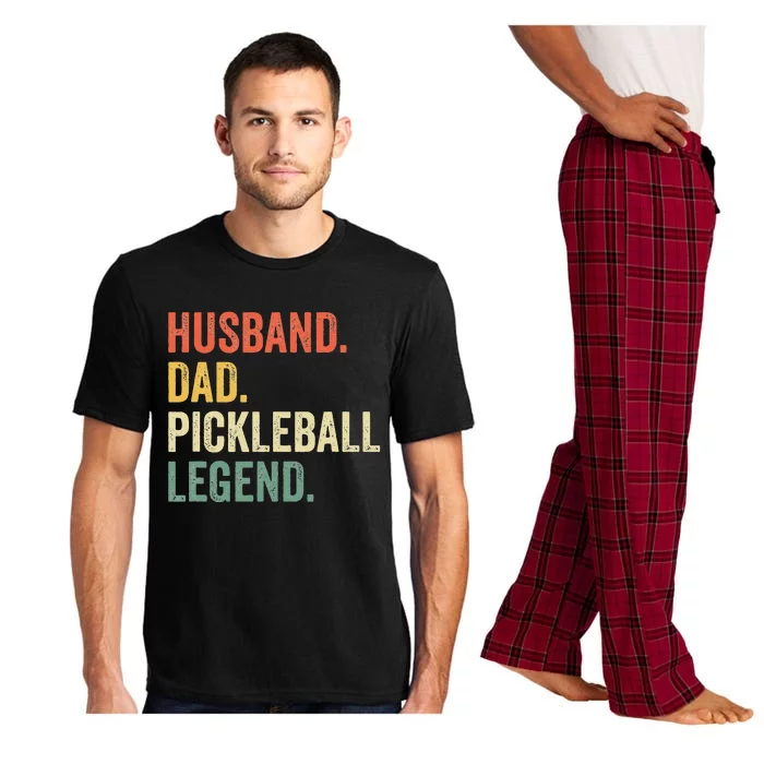 Pickleball Funny Husband Dad Legend Vintage Fathers Day Pajama Set