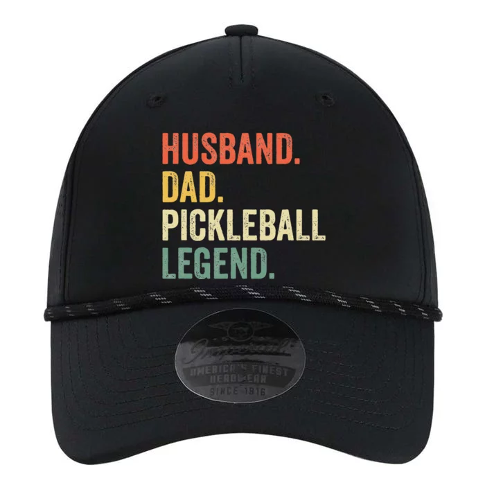 Pickleball Funny Husband Dad Legend Vintage Fathers Day Performance The Dyno Cap