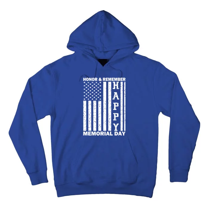 Patriotic Family Honor And Remember Memorial Day Usa Flag Gift Tall Hoodie