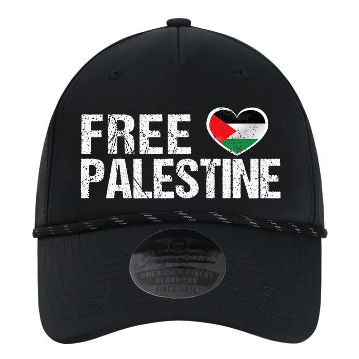 Palestine Flag heart Free Palestine Performance The Dyno Cap