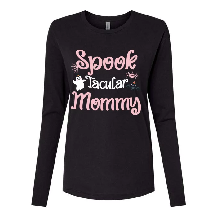 Perfect Funny Halloween For Mommy Spook Tacular Mommy Gift Womens Cotton Relaxed Long Sleeve T-Shirt