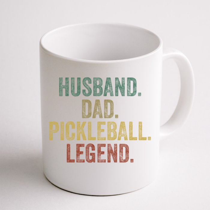 Pickleball Funny Husband Dad Legend Vintage FatherS Day Gift Front & Back Coffee Mug