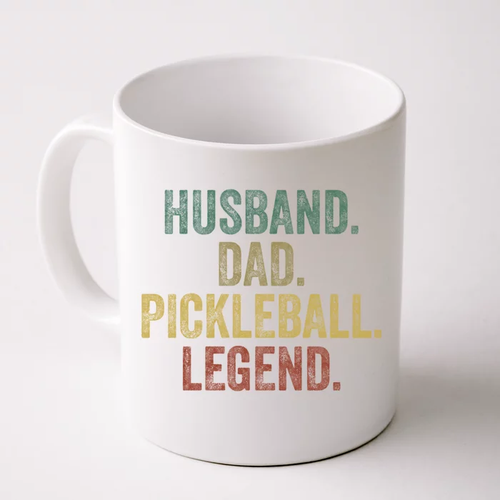 Pickleball Funny Husband Dad Legend Vintage FatherS Day Gift Front & Back Coffee Mug