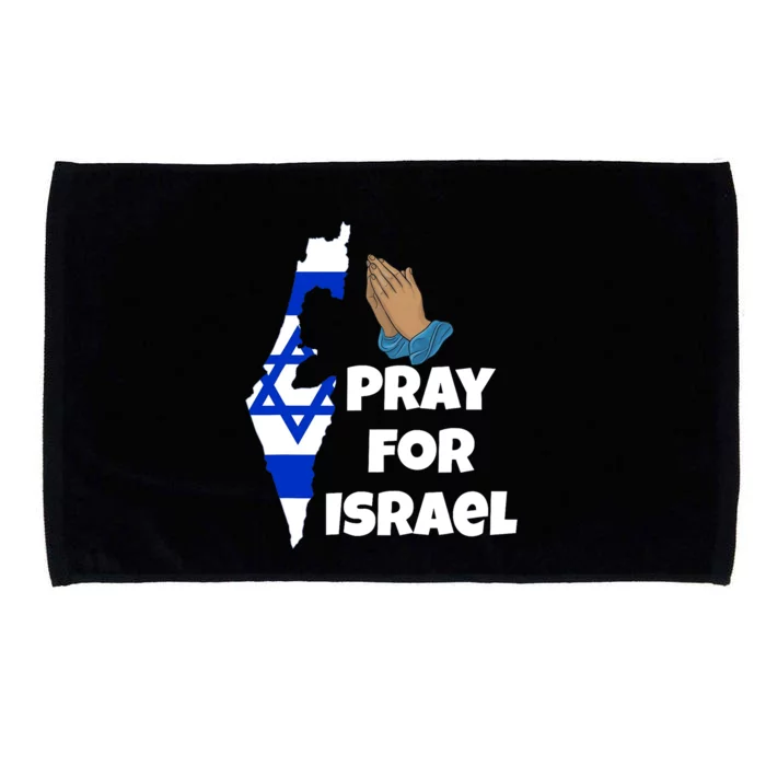 Pray For Israel I Stand With Israel Israel War Microfiber Hand Towel