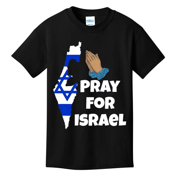 Pray For Israel I Stand With Israel Israel War Kids T-Shirt