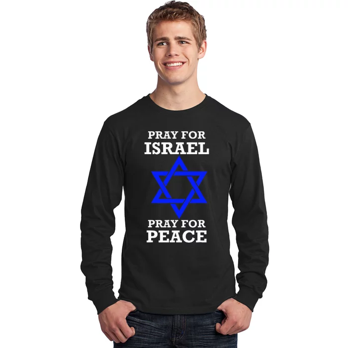 Pray For Israel Peace vintage isreal pride Long Sleeve Shirt