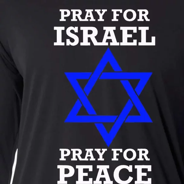 Pray For Israel Peace vintage isreal pride Cooling Performance Long Sleeve Crew