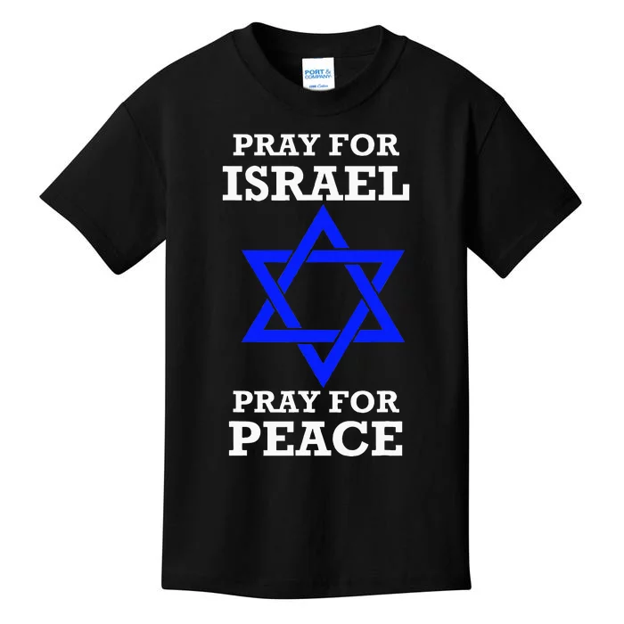 Pray For Israel Peace vintage isreal pride Kids T-Shirt