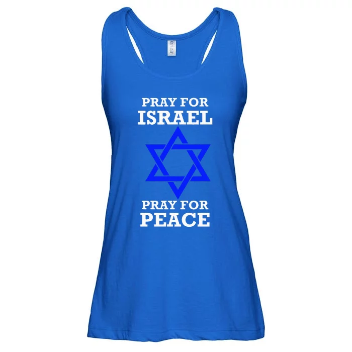 Pray For Israel Peace Ladies Essential Flowy Tank