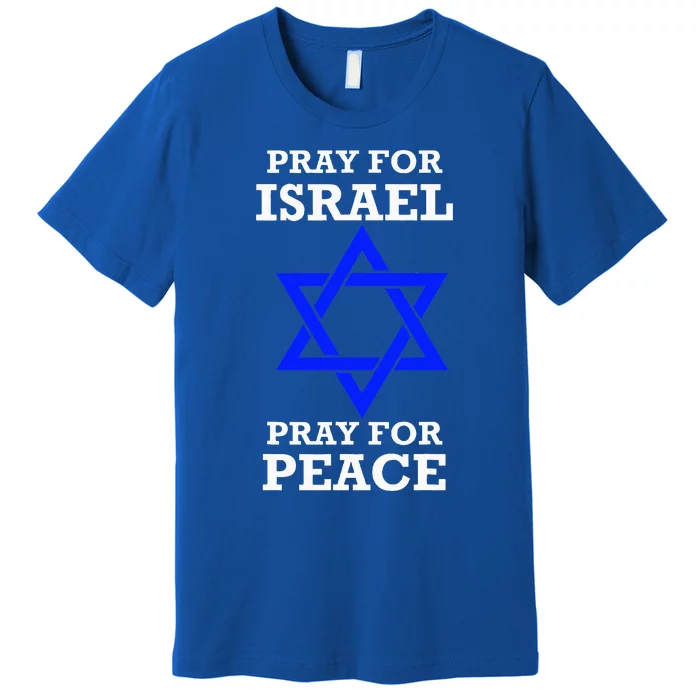 Pray For Israel Peace Premium T-Shirt