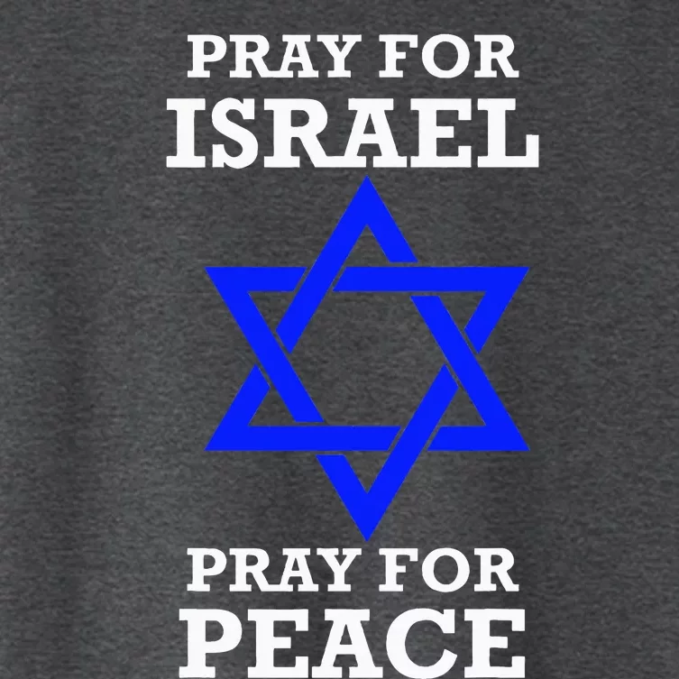 Pray For Israel Peace Women's Crop Top Tee