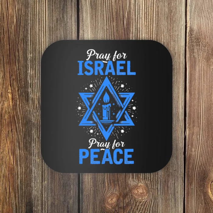 Pray For Israel Jerusalem World Peace Coaster