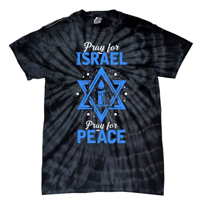 Pray For Israel Jerusalem World Peace Tie-Dye T-Shirt