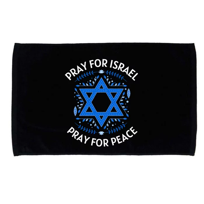 Pray For Israel Peace Israel Strong Microfiber Hand Towel