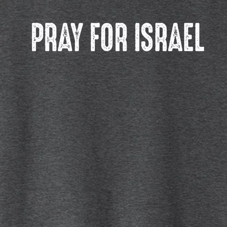 Pray For Israel Women's Crop Top Tee