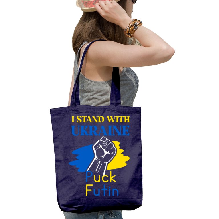 Puck Futin I Stand With Ukraine Tote Bag