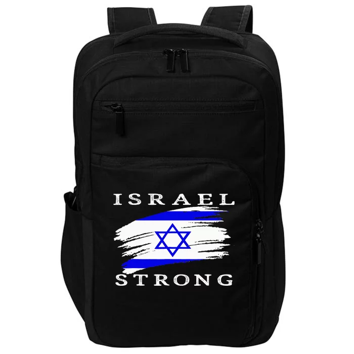 Pray For Israel Israel Strong Impact Tech Backpack