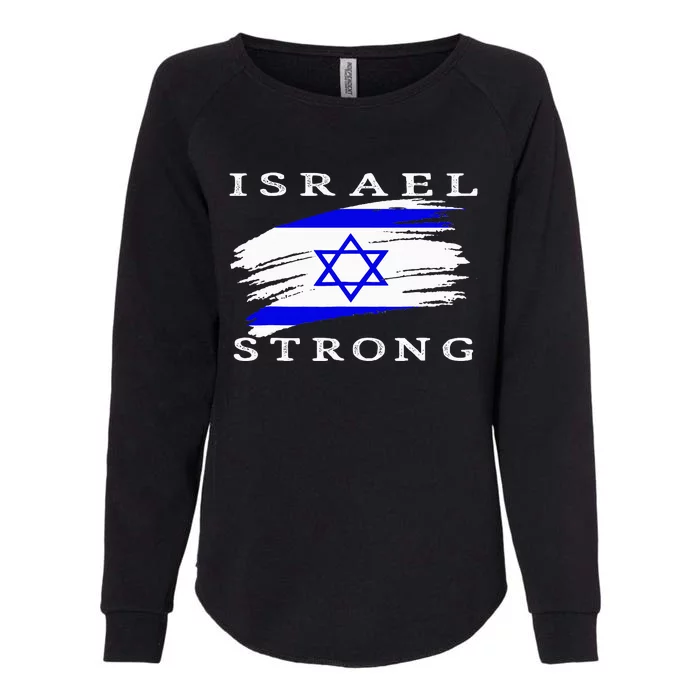 Pray For Israel Israel Strong Womens California Wash Sweatshirt