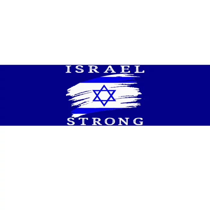 Pray For Israel Israel Strong Bumper Sticker