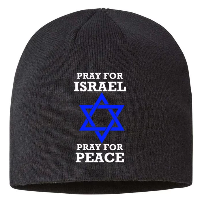 Pray For Israel Peace 8 1/2in Sustainable Knit Beanie