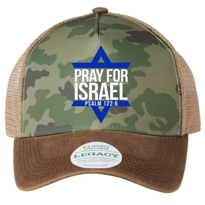 Pray For Israel Jewish Star Legacy Tie Dye Trucker Hat