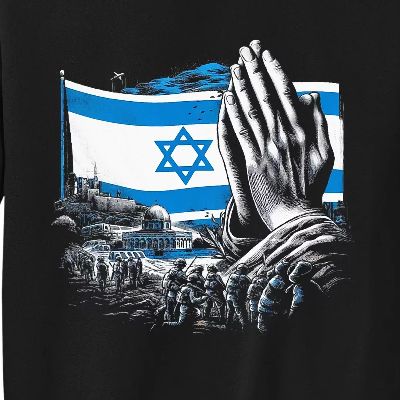 Pray for Israel Tall Sweatshirt