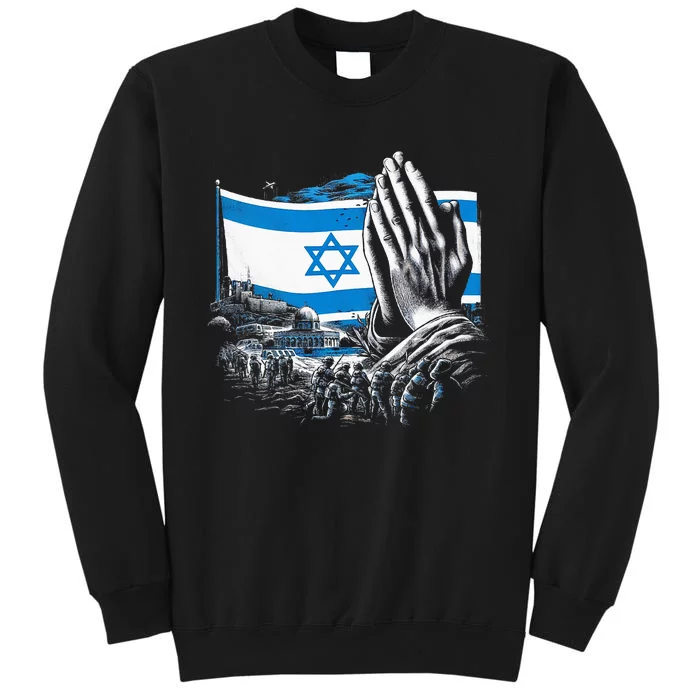 Pray for Israel Tall Sweatshirt