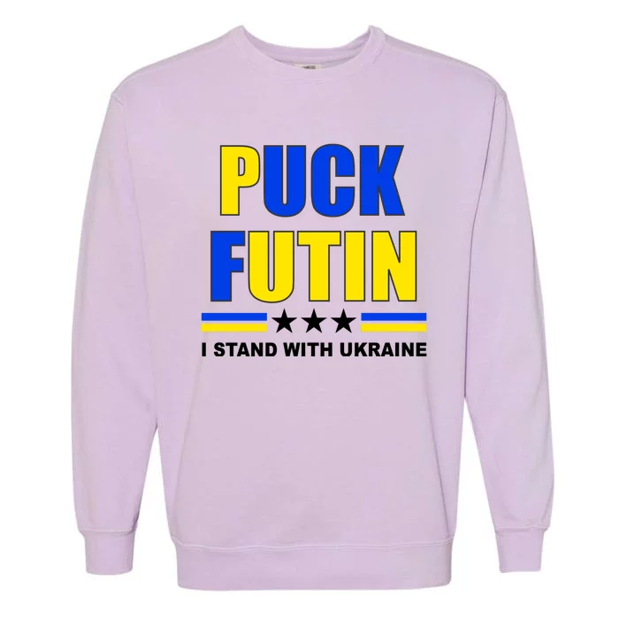 Puck Futin I Stand With Ukraine Garment-Dyed Sweatshirt